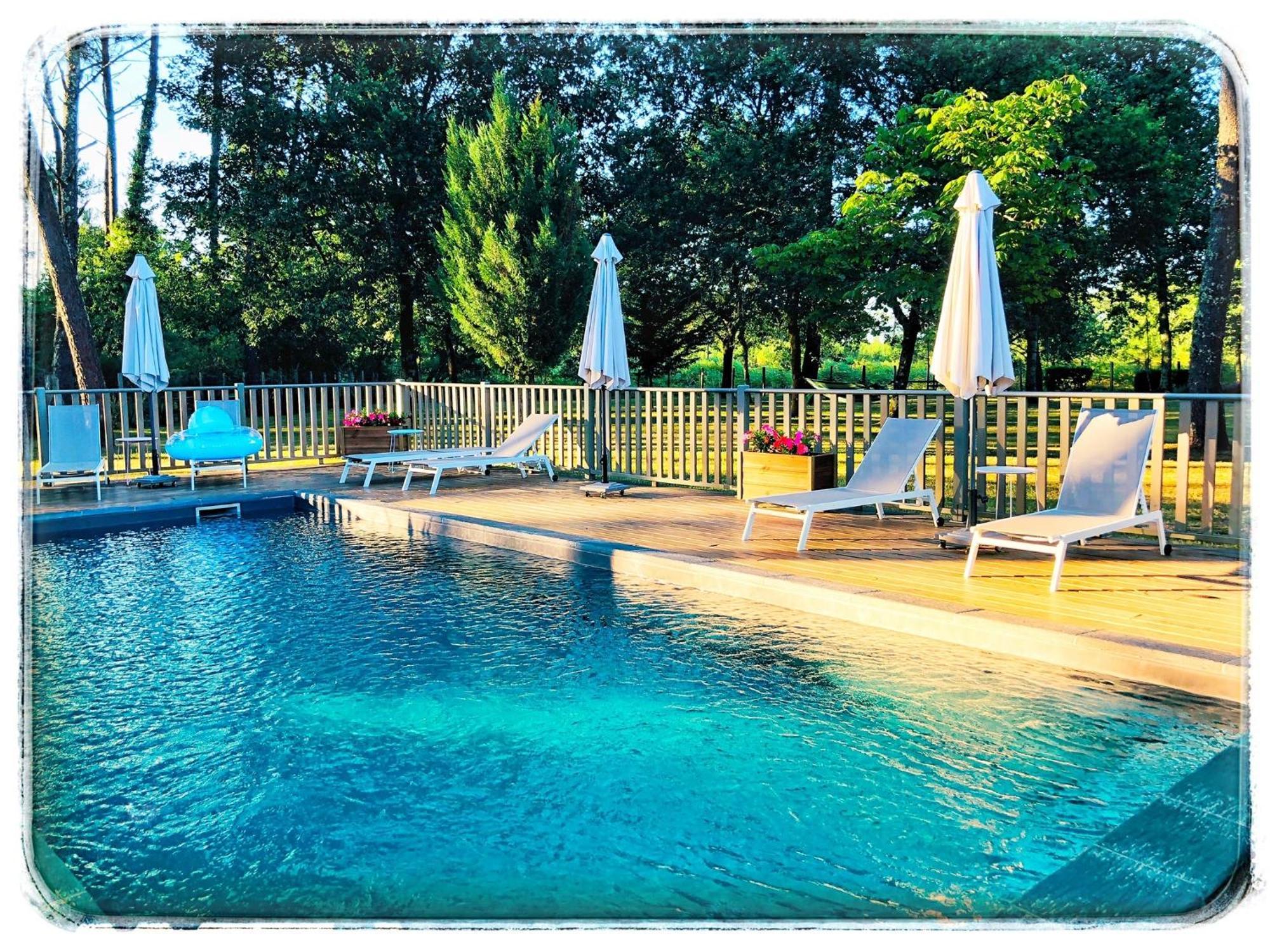 Hotel Au Clair Des Landes à Castets Extérieur photo