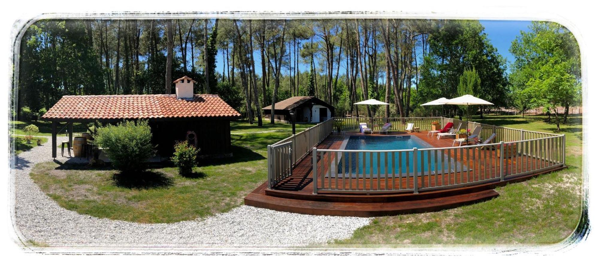 Hotel Au Clair Des Landes à Castets Extérieur photo
